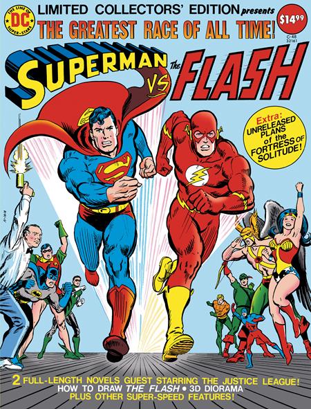 LIMITED COLLECTORS EDITION #48 SUPERMAN VS THE FLASH FACSIMILE EDITION CVR A CARMINE INFANTINO JOSE LUIS GARCIA-LOPEZ & BOB OKSNER FOIL