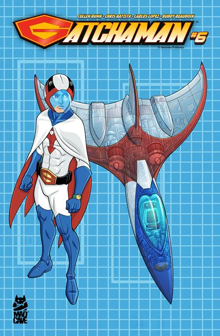 GATCHAMAN #6 CVR B CHRIS BATISTA BLUEPRINT KEN AND G-1 VAR