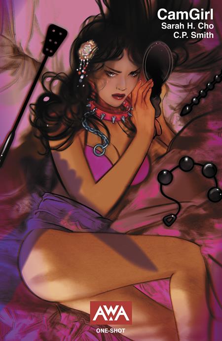 This image is the cover art for the comic book "CamGirl #1 (One Shot) CVR B Tula Lotay Var (MR)". It features a vibrant and detailed illustration of the main character, Dani, portrayed in a provocative and glamorous style.