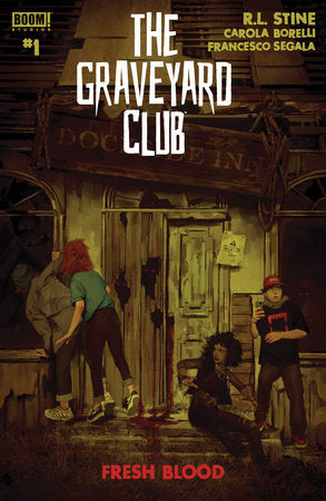 Cover of 'The Graveyard Club: Fresh Blood #1' featuring artwork by R.L.