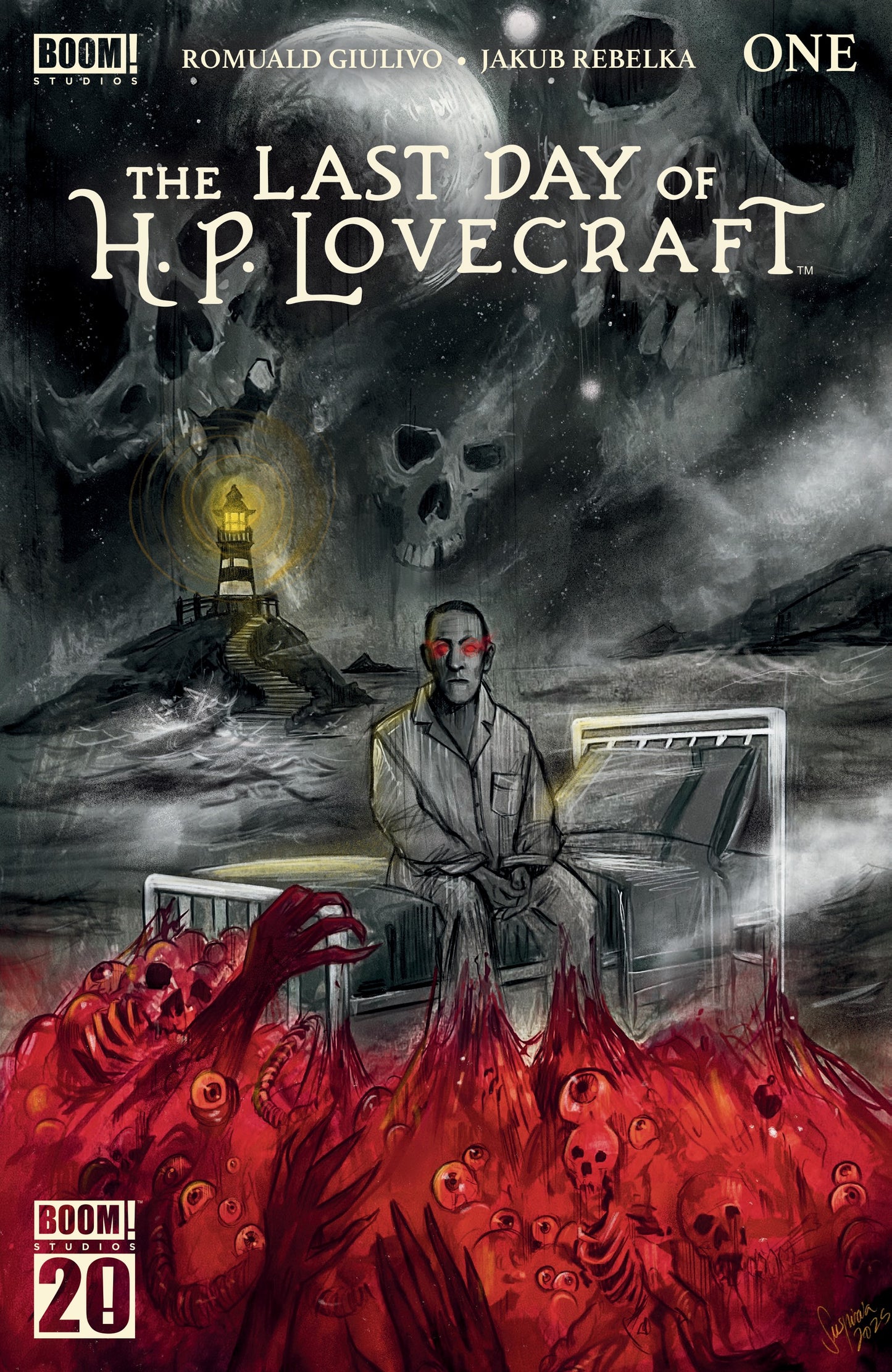 The Last Day of H.P. Lovecraft #1 C BOOM 20th Anniversary Variant (Dressed, Vilchez)