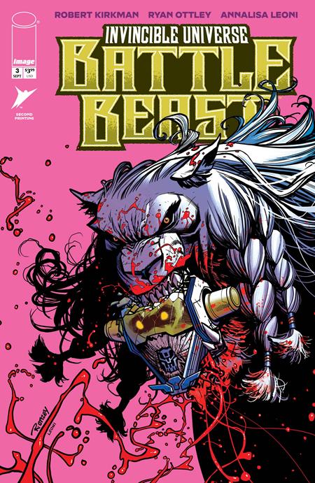 INVINCIBLE UNIVERSE BATTLE BEAST #3 2ND PTG CVR B VAR