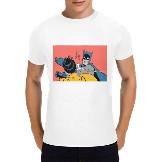 Men - Heavy Cotton T-Shirt - Front Print （Made in USA，Ships to USA Only）