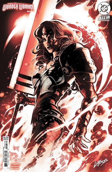 (New) ABSOLUTE WONDER WOMAN #4 CVR F PABLO VILLALOBOS CARD STOCK VAR