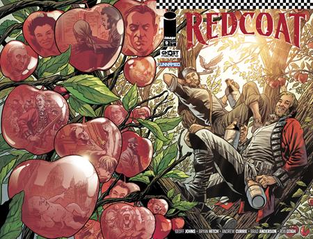 REDCOAT #9 CVR A BRYAN HITCH & BRAD ANDERSON WRAPAROUND COVER