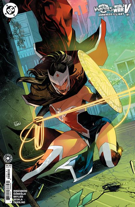DC VS VAMPIRES WORLD WAR V DARKNESS AND LIGHT #1 (ONE SHOT) CVR  B EDWIN GALMON CONNECTING CARD STOCK VAR