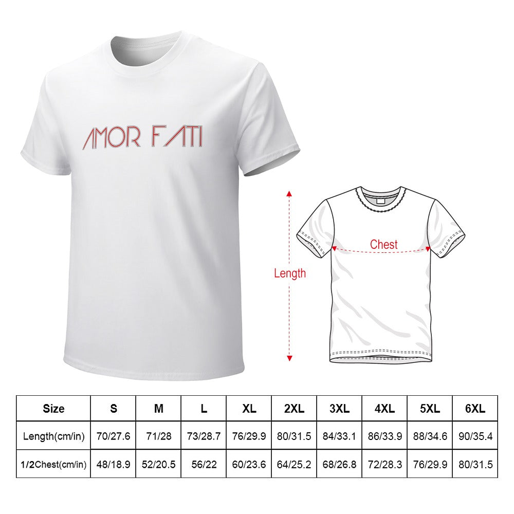 AMOR FATI "Love Fate" Philosophical Unisex Graphic Tee