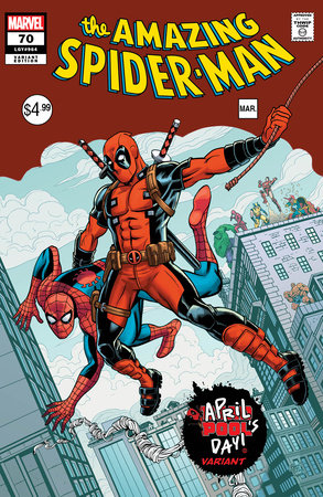 AMAZING SPIDER-MAN #70 BRENT SCHOONOVER APRIL POOL'S DAY VARIANT [DOOM]