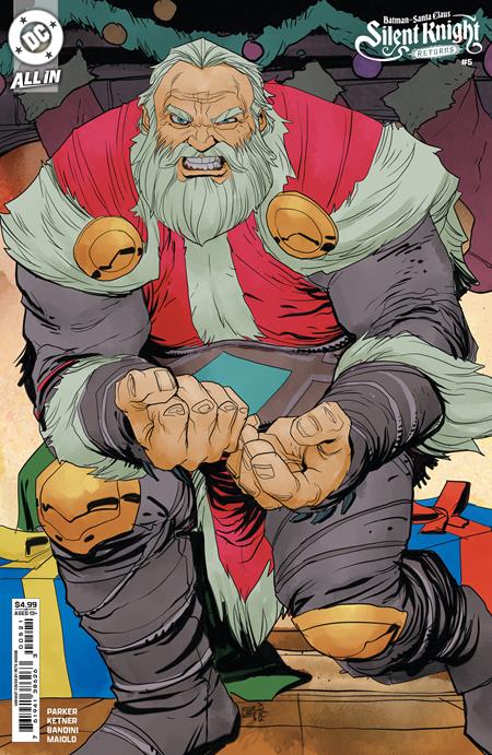 DC BATMAN SANTA CLAUS SILENT KNIGHT RETURNS #5 (OF 5) CVR B PETE WOODS CARD STOCK