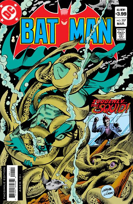 DC BATMAN #357 FACSIMILE EDITION CVR A