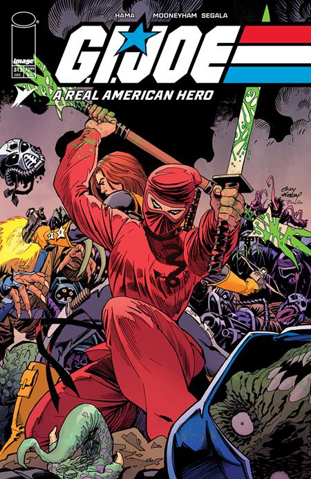 IMAGE GI JOE A REAL AMERICAN HERO #312 CVR A ANDY KUBERT & TAMRA BONVILLAIN