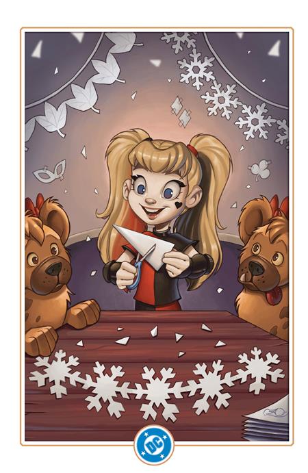 DC HARLEY QUINN #46 CVR D CHRISSIE ZULLO DC WINTER WONDERLAND CARD STOCK VAR