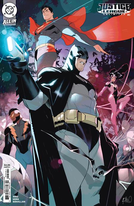 DC JUSTICE LEAGUE UNLIMITED #2 CVR B SIMONE DI MEO CARD STOCK VAR