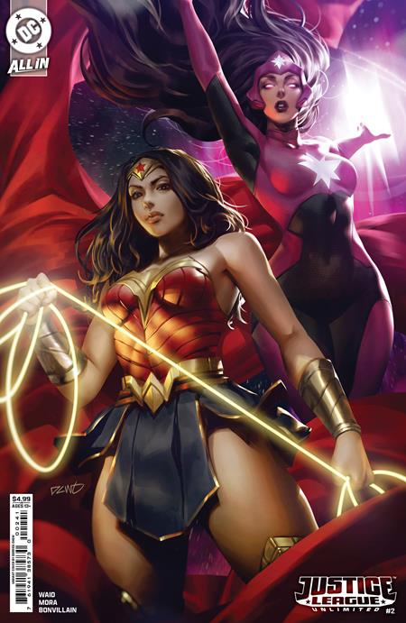 DC JUSTICE LEAGUE UNLIMITED #2 CVR E DERRICK CHEW CARD STOCK VAR