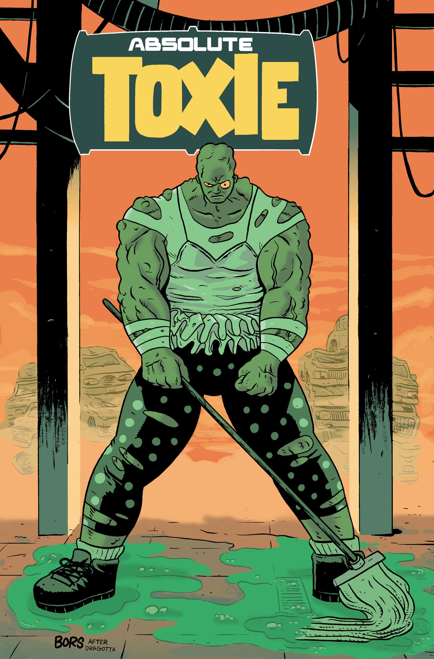 TOXIC AVENGER #5 (OF 5) CVR D FRED HARPER EXCLUSIVE TRADING CARD VAR (MR)